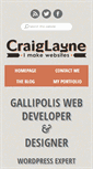 Mobile Screenshot of craiglayne.com